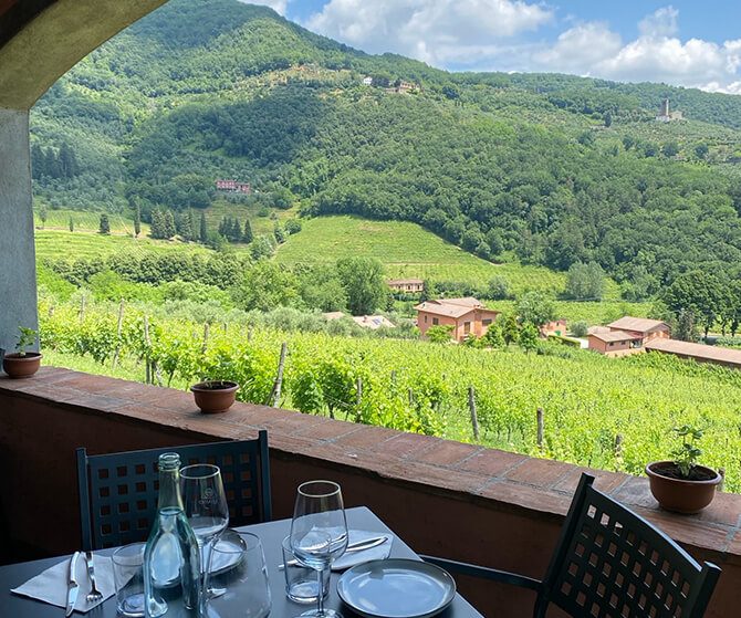 Degustazione tra i vigneti di Montecarlo